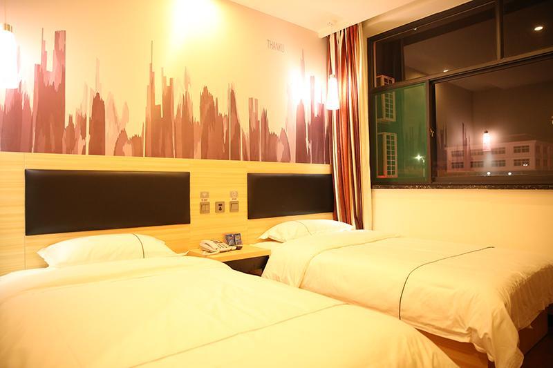 Thank Inn Chain Hotel Shandong Weifang Qingzhou Railway Station Gaoliu Eksteriør billede